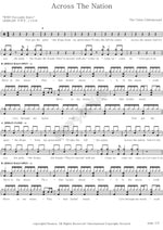 Across The Nation The Union Underground Full Drum Transcription / Drum Sheet Music COPYDRUM