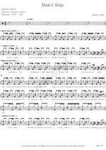 Don`t Stay Linkin Park Full Drum Transcription / Drum Sheet Music COPYDRUM