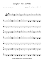 Viva La Vida - Coldplay drum sheet music