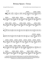 Circus - Britney Spears drum sheet music