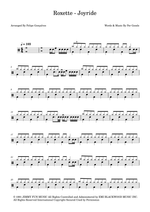 Joyride - Roxette drum sheet music