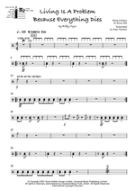 Living Is a Problem Because Everything Dies - Biffy Clyro drum sheet music