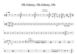 Oh Johnny, Oh Johnny, Oh! - The Andrews Sisters drum sheet music