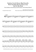 Call to the Wild - Zombies 2 Cast drum sheet music