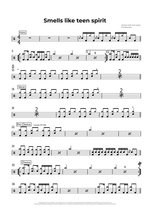 Smells Like Teen Spirit - Nirvana drum sheet music