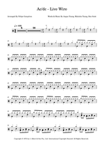Live Wire - AC/DC drum sheet music