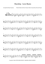 Love Rusts - Starship drum sheet music