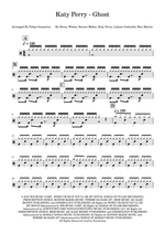 Ghost - Katy Perry drum sheet music