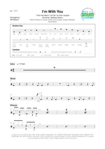 I'm with You - Avril Lavigne drum sheet music
