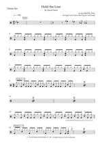 Hold the Line - Toto drum sheet music