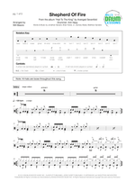 Shepherd of Fire - Avenged Sevenfold drum sheet music