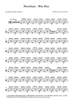 Woo Hoo - Newsboys drum sheet music