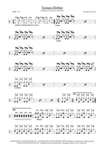 Teenage Dirtbag - Wheatus drum sheet music