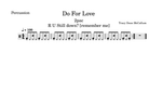 Do for Love - 2pac drum sheet music
