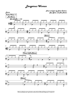 Dangerous Woman - Ariana Grande drum sheet music
