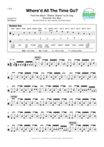 Where'd All the Time Go? - Dr. Dog drum sheet music