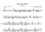 Runaway Baby - Bruno Mars drum sheet music