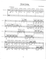 Keep Going - Byron Mutnick drum sheet music