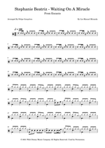 Waiting on a Miracle (feat. Stephanie Beatriz) - Encanto: Movie Cast drum sheet music