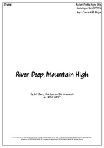 River Deep Mountain High - Celine Dion drum sheet music