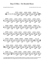 On Bended Knee - Boyz II Men drum sheet music