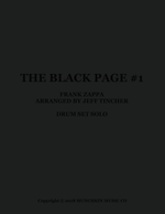 Black Page Drum Solo Black Page #1 - Frank Zappa drum sheet music