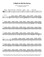 It Might As Well Be Spring - State Fair Cast drum sheet music