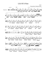 Life of a Nine - Issues drum sheet music