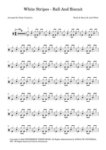 Ball and Biscuit - The White Stripes drum sheet music