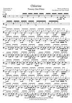 Chlorine - Twenty One Pilots drum sheet music