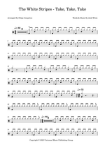 Take, Take, Take - The White Stripes drum sheet music