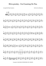 I'm Counting on You - Elvis Presley drum sheet music
