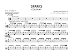 Sparks - Coldplay drum sheet music