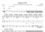 Dream On - Aerosmith drum sheet music