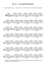 Losing My Religion - R.E.M. drum sheet music