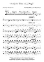 Send Me an Angel - Scorpions drum sheet music