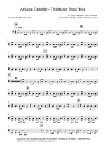 Thinking Bout You - Ariana Grande drum sheet music