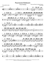 Fluorescent Adolescent - Arctic Monkeys drum sheet music