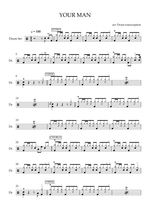 Your Man - Josh Turner drum sheet music