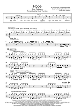 Rope - Foo Fighters drum sheet music