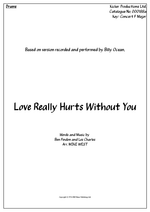 Love Really Hurts Without You - Billy Ocean drum sheet music