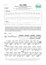 Year 3000 - Busted drum sheet music