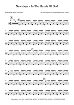 In the Hands of God - Newsboys drum sheet music