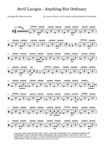 Anything but Ordinary drum sheet music