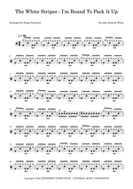 I'm Bound to Pack It Up - The White Stripes drum sheet music