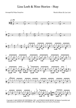 Stay (I Missed You) - Lisa Loeb & Nine Stories drum sheet music