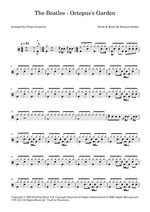 Octopus's Garden - The Beatles drum sheet music