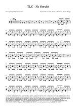 No Scrubs - TLC drum sheet music
