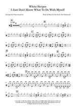 I Just Don't Know What to Do with Myself - The White Stripes drum sheet music