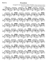 Freedom - Jon Batiste drum sheet music